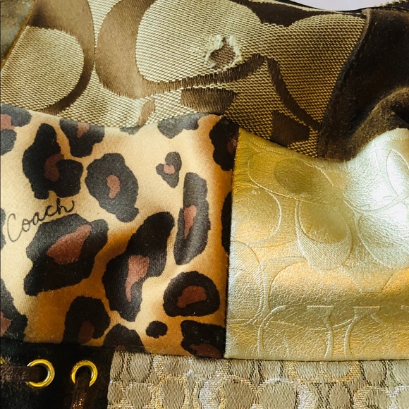 Beautuful Quilted Coach Large One Handle Handbag - Picture 4 of 10